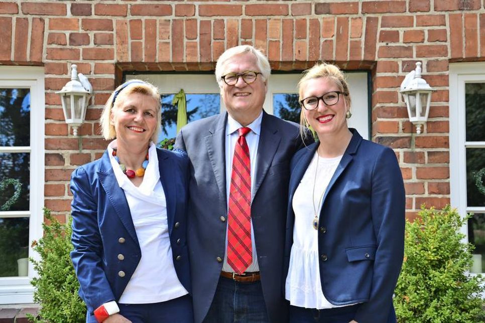 Sabine, Detlef und Johanna Behrens (v. lks.).