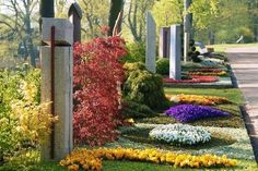 Nach dem Winterschmuck ist auf dem Friedhof viel Platz für blühende Frühlingsboten.