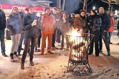 Musik, Erbsensuppe, Glühwein und vieles mehr am Feuerkorb bietet der kleine, gemütliche Treff am morgigen Donnerstag auf dem Niendorfer Balkon. (Foto: Anton van Diem)