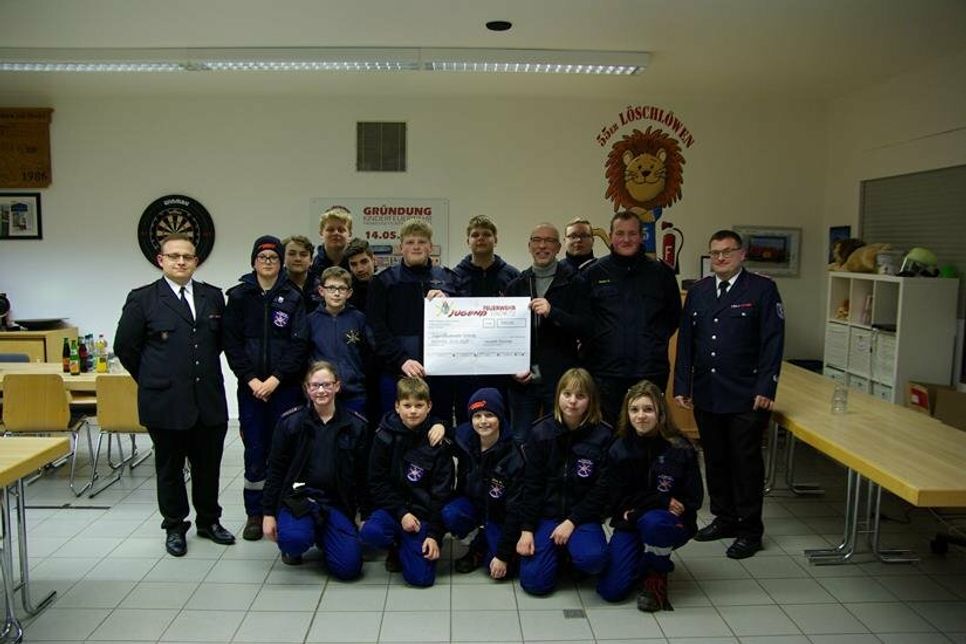 Die Jugendfeuerwehr freut sich über finanzielle Unterstützung.