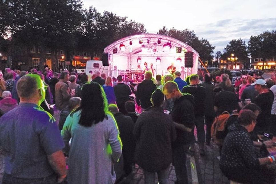 Sounds of Sweden spielten zum Kulturfest im August 2021 auf dem Oldenburger Marktplatz.
