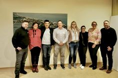 Frank Biénk - Kassenwart, Marion Haeger - Schriftführerin, Yilmaz Ugus - Beisitzer Gastronomie, André Gößner - Beisitzer Dienstleistung, Lena Krebs - 2. Vorsitzende, Christina Dini - Beisitzerin Handel, Kristina Fisler - Beisitzerin Vermietung und Dirk Wandelt - 1. Vorsitzender (v. lks.).