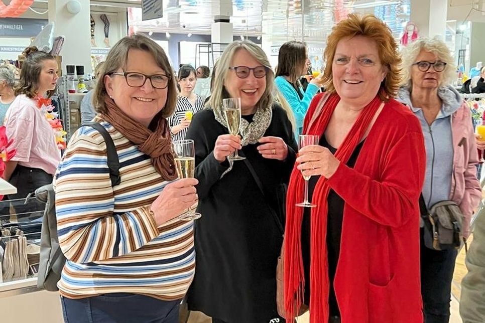 Die Kundinnen freuten sich über den besonderen Abend bei eska.