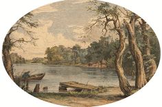 Blick über den Eutiner See aus Voß‘ Garten. Kolorierter Holzstich von Hinrich Wrage (1882). Aus: Die Gartenlaube 29/1882. Bild: Eutiner Landesbibliothek
