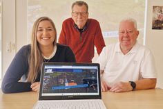 Die Planung und Durchführung der Kurse werden von den Stiftungsmitgliedern Hans-Jürgen Krause (mi.), Thomas Käsdorf und Lisa Hönkhaus durchgeführt.