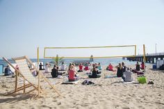Die Sportangebote des SportStrandes werden dieses Jahr vom Strand in den Strandpark verlegt.