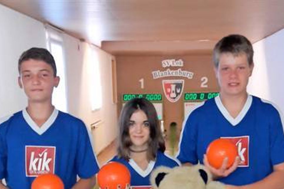 Jannik Schöning, Mercedes Bornholdt und Marlon Kröger.