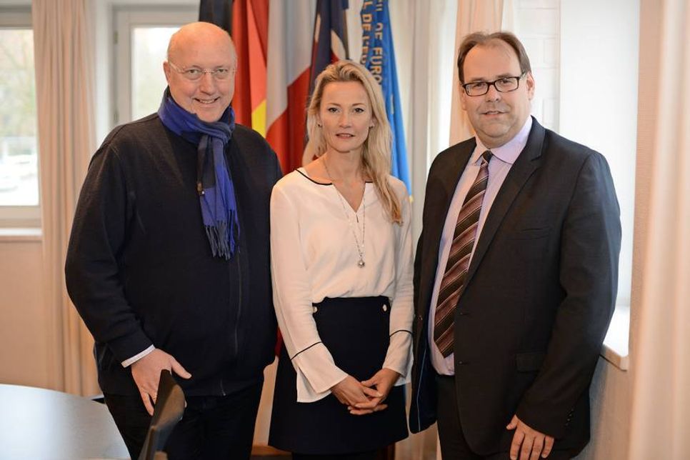 Dr. Hans Marenbach, Verena Jeske und Mirko Spieckermann (v. lks.) werden am Montag Rede und Antwort stehen.