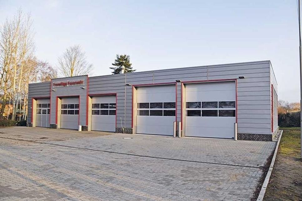 Mit dem fast 160 Quadratmeter großen Anbau vergrößerte sich das Feuerwehrgerätehaus im Haffkruger Waldweg auf insgesamt fast 500 Quadratmeter Gesamtnutzfläche.