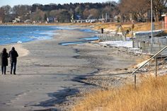 Der Strand in Sierksdorf, Blick nach Haffkrug.