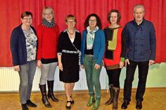 Der neue Gesamtvorstand des NTC: 1. Beisitzerin Heidelore Schütt, Kassenwartin Katja Schönberg, 1. Vorsitzende Harriet Fuy, 2. Vorsitzende Dr. Barutha Dehn-Müller, 2. Beisitzern Dr. Heike Wünnenberg, Schriftführer Manfred Fuy (v. lks.).