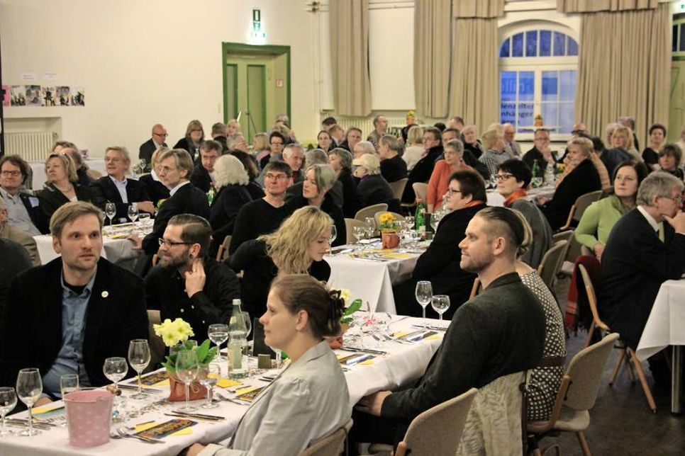 140 Gäste besuchten das 3. Kulturdinner.