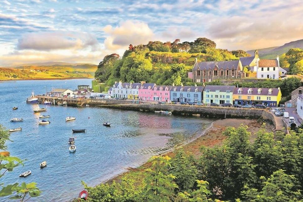 Bunt, klein und charmant: Skyes Inselhauptstadt Portree.