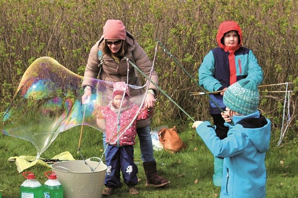 Wer macht die größten Seifenblasen?