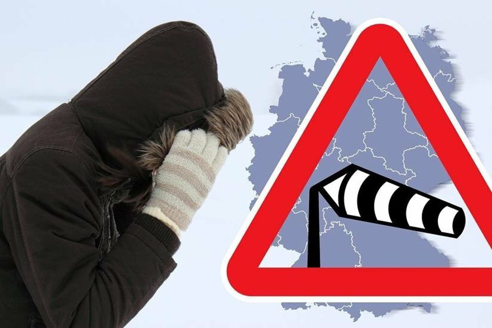 Teilweise sind Böen über Windstärke 12 möglich.