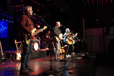 Die sechs Bandmitglieder aus dem Rhein-Main-Gebiet und Franken freuten sich, im hohen Norden zu Besuch zu sein.