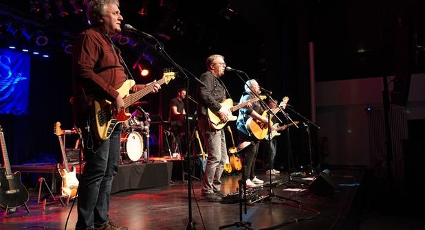 Die sechs Bandmitglieder aus dem Rhein-Main-Gebiet und Franken freuten sich, im hohen Norden zu Besuch zu sein.