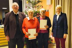 Ehrungen beim DRK Harmsdorf.