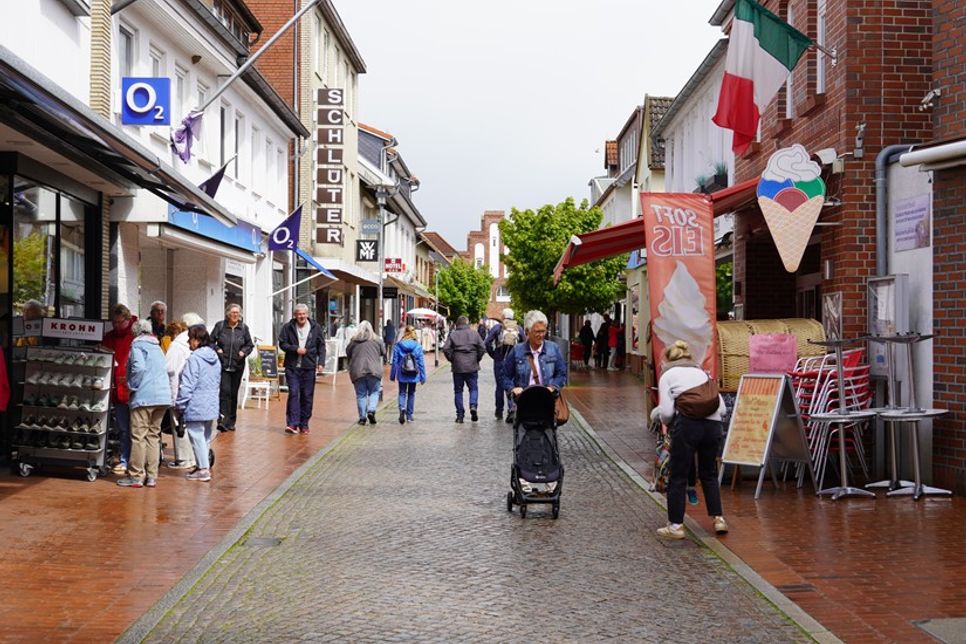 Verkaufsoffener Sonntag: In den Geschäften der Innenstadt kann zwischendurch eingekauft werden.