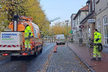Die Waschgrabenstraße wird kurzzeitig für den Durchgangsverkehr gesperrt.