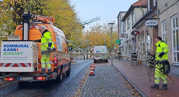 Die Waschgrabenstraße wird kurzzeitig für den Durchgangsverkehr gesperrt.