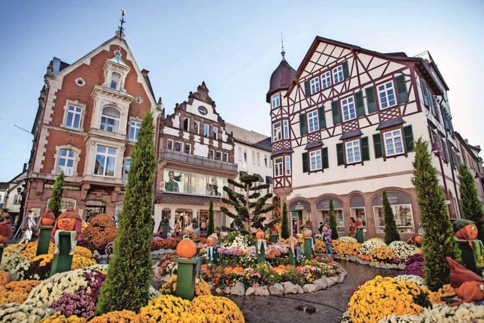 In Lahr erwartet die Reisegäste die beeindruckende „Chrysamthema“. Foto: Stadt Lahr.
