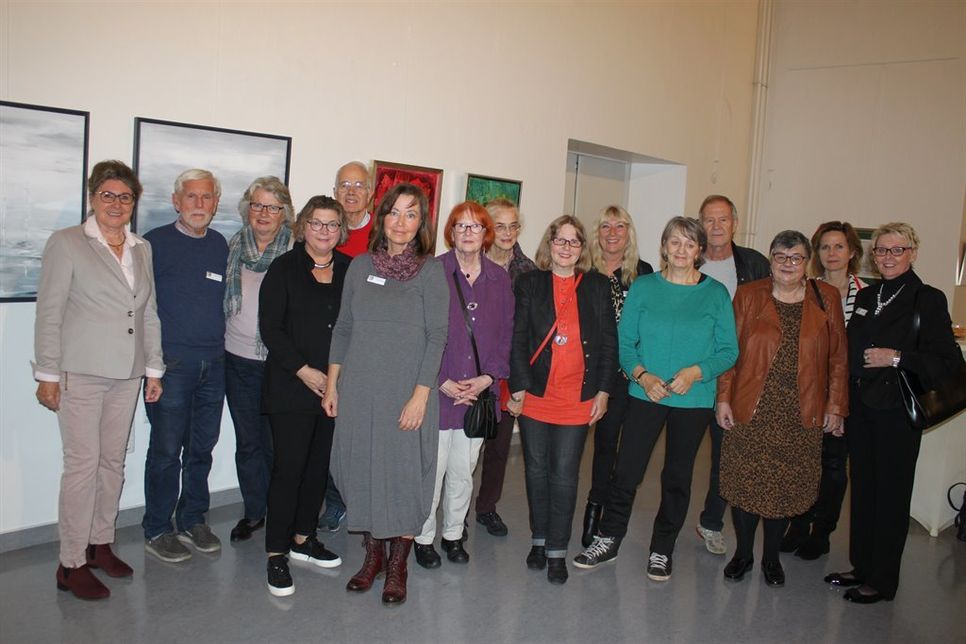 Künstler von Fehmarn bis Lübeck vereinen sich im Fördeverein Bildenden Kunst Ostholstein. Ein Teil von ihnen stellt derzeit in Neustadt aus.