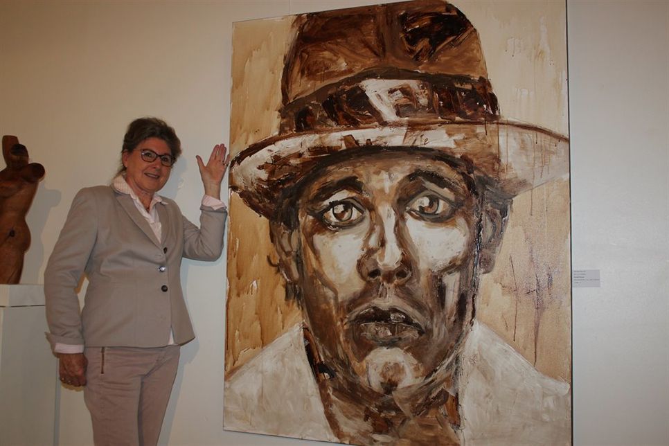 Karin Klindwort ist seit acht Jahren 1. Vorsitzende des Fördervereins Bildende Kunst Ostholstein.