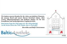 Roswitha und Ralf Clostermann sagen Danke.