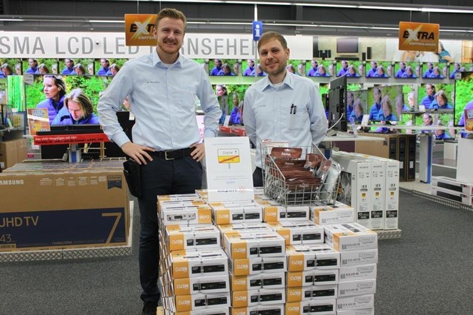 Die Experten von expert: Teamleiter Michael Warstatis (lks.) und Berater Christian Zander.