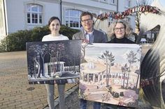 Hannah Block (links) von der Tourismus GmbH und Geschäftsführer Joachim Nitz freuen sich mit Gemeindearchivarin Melanie Zühlke, Mitglied der Jury, auf viele Teilnehmerinnen und Teilnehmer.