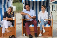 Katja Lauritzen (OHT), Mark Burmeister und Jacqueline Felsmann (TSG).