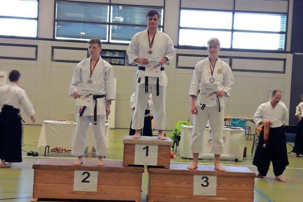 Marvin Kühl ist zum siebten Mal in Folge Deutscher Meister im Kumite.