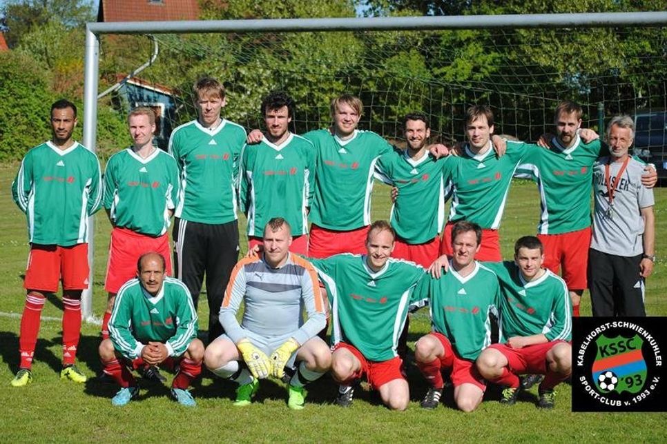 Die 1. Herren des Kabelhorst-Schwienkuhler SV aus der Saison 2017/18.