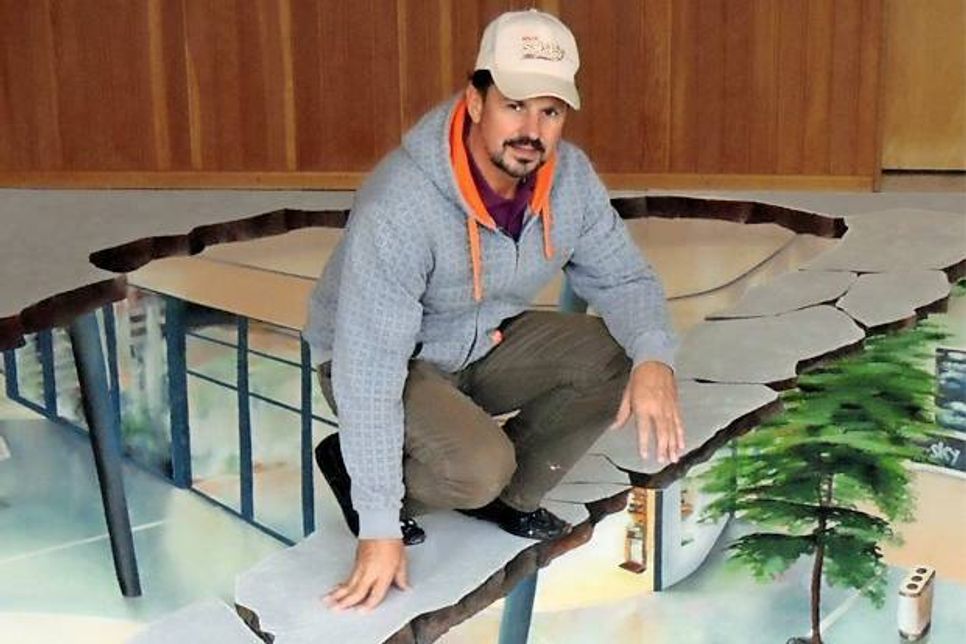 Alexander Petscherskich bei der Arbeit.