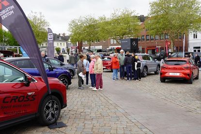 Trotz des wechselhaften Wetters war der Marktplatz gut besucht.