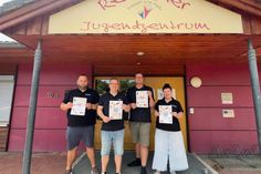 Felix Blech, Udo Braeger, Tim Muchow und Sanne Sauerwald (v. lks.).