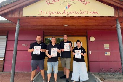 Felix Blech, Udo Braeger, Tim Muchow und Sanne Sauerwald (v. lks.).