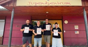 Felix Blech, Udo Braeger, Tim Muchow und Sanne Sauerwald (v. lks.).