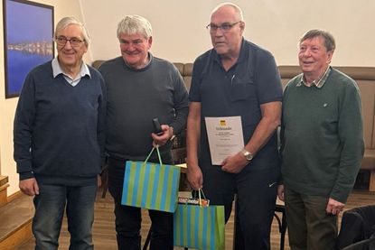 Jürgen von Schassen, Walter Renz, Jürgen Krug, Wolfgang Lemke (v. lks.).