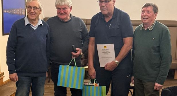 Jürgen von Schassen, Walter Renz, Jürgen Krug, Wolfgang Lemke (v. lks.).