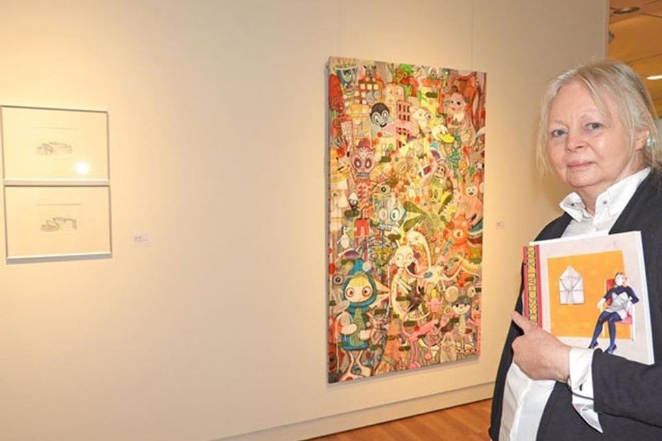 Hat die Ausstellung mitgestaltet: Juryvorsitzende Monika Rathlev