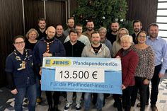Pfandspenden-Übergabe