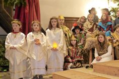 Krippenspielkinder aus dem Jahre 2015.