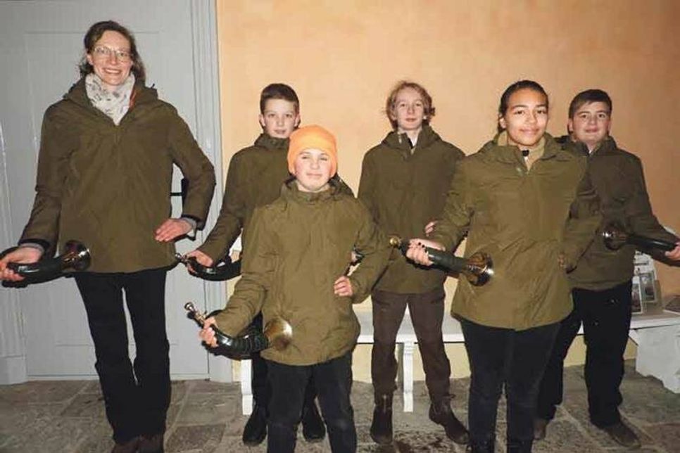 Jahresabschluss: Ein Auftritt bei der Kiwanis Weihnacht im Schloss.