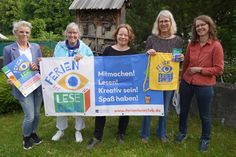 Bei Heike Brinker (Stadtbücherei Heiligenhafen), Carmen Wagner (Stadtbücherei Heiligenhafen), Kathrin Brümmer (Gemeindebücherei Stockelsdorf), Turit Flohr (Gemeindebücherei Lensahn) und Sabine Stryga (Stadtbücherei Neustadt) (v. lks.), ist die Vorfreude auf den Ferienleseclub groß.