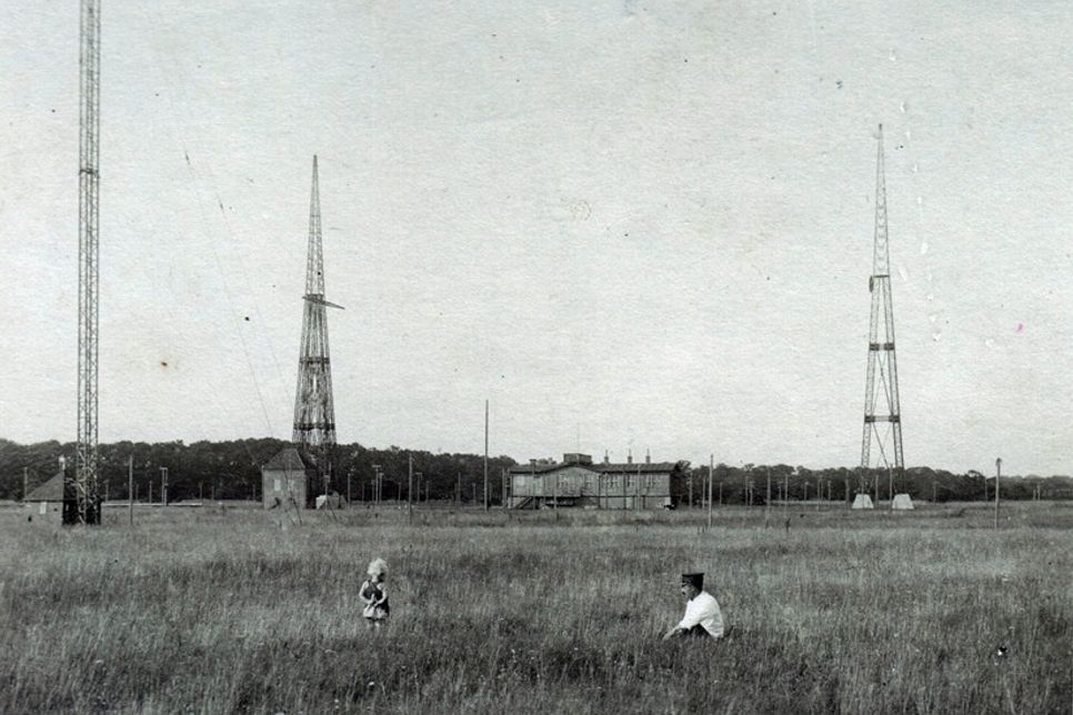 Funktürme 1922 in Pelzerhaken.