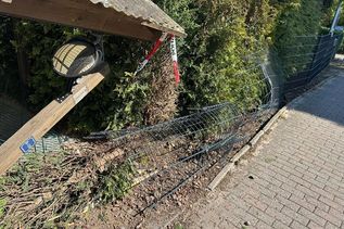 Nach der Kollision entfernte sich der Fahrzeugführer in unbekannte Richtung.