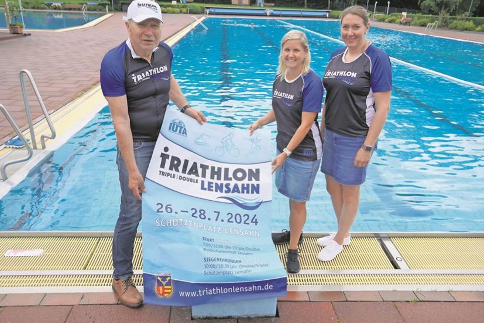 Vorfreude beim Orga-Team mit Wolfgang Kulow, Nadine Zahradnik und Stefanie Hay (v. lks.).