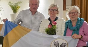 Vorsitzender Dirk Weber-Klüver, Gaby Höpfner und Ingrid Löhr (v. lks.).